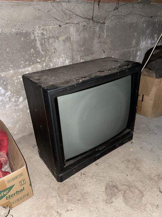 Vintage Philips Txt Fsq Vision Colour TV