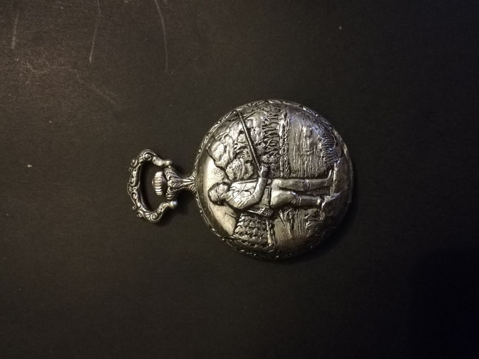 Relógio de bolso Silver-Crown Anti magnetic