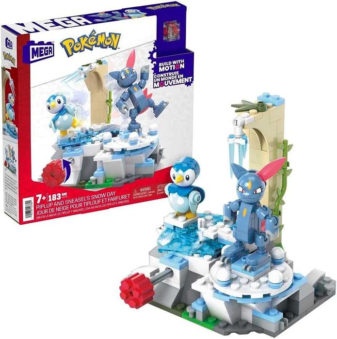 Конструктор MEGA Pokemon Action Figure, Piplup and Sneasel´s Snow Day