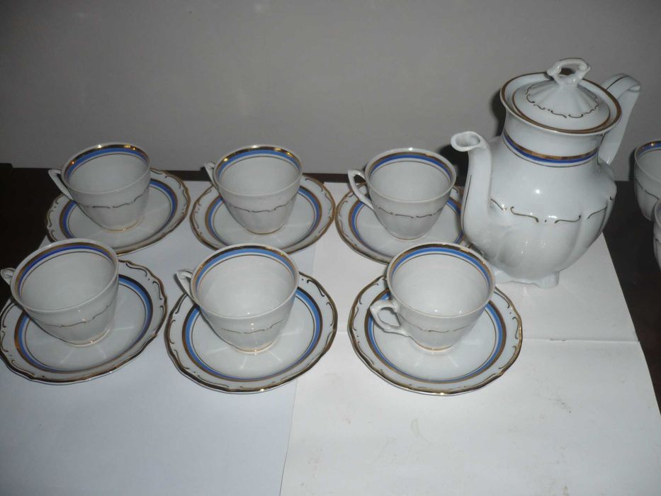 Serwis do kawy z Wałbrzycha z okresu PRL