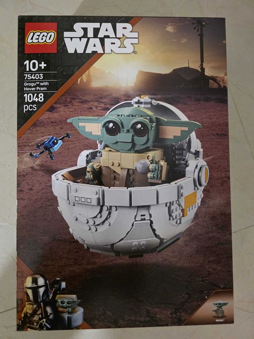 Lego 75403 - Star Wars  Grogu with Hover Pram - Novo e Selado
