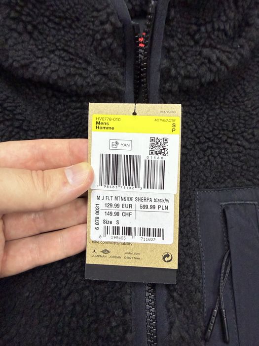 Куртка шерпа Jordan Fleece Jacket Оригинал — zdjęcie 4
