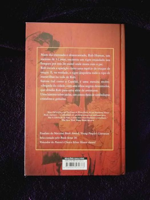 Livro juvenil "A libertação do tigre"