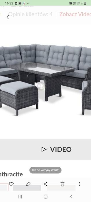 Stoł technorattan polecam