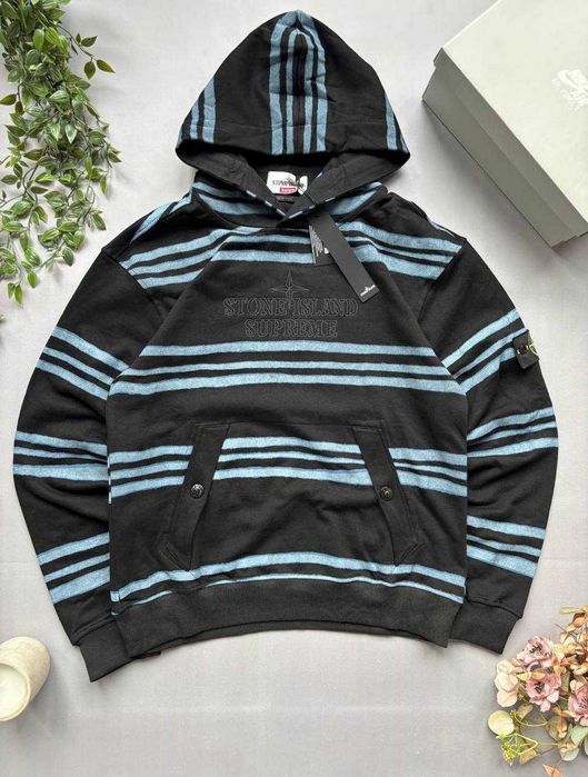 Худі Stone Island x Supreme / худак стон айленд супрім