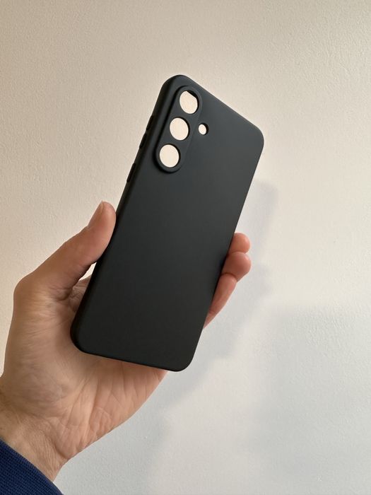 Etui plecki Silikon czarne do SAMSUNG GALAXY S25 FE