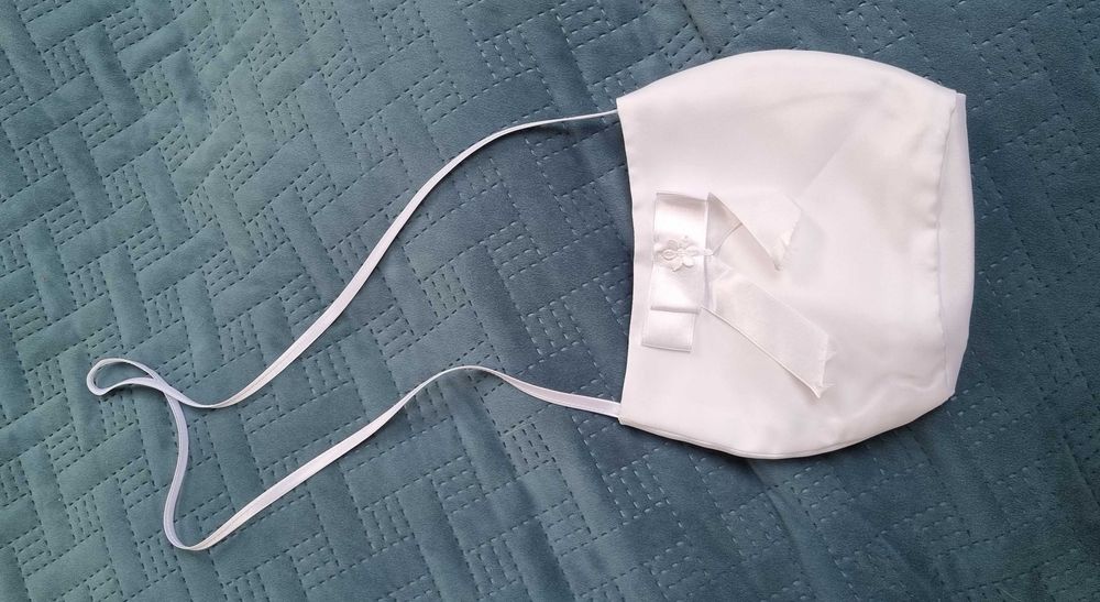 śliczna sukienka komunijna - komplet