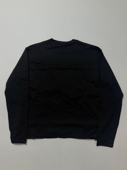 лонгслив Comme des Garcons black logo longsleeve