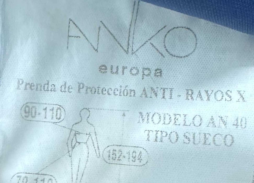 Avental de Chumbo e Proteção de Chumbo para Tiróide