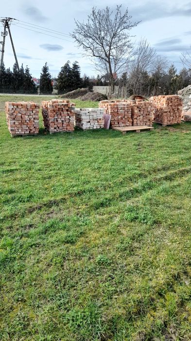 Cegła z rozbiórki połówki