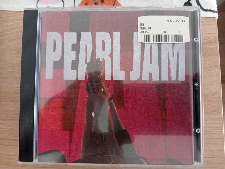 CD Pearl Jam - Ten, stan excellent Wyd. Winyl na czarnym cd