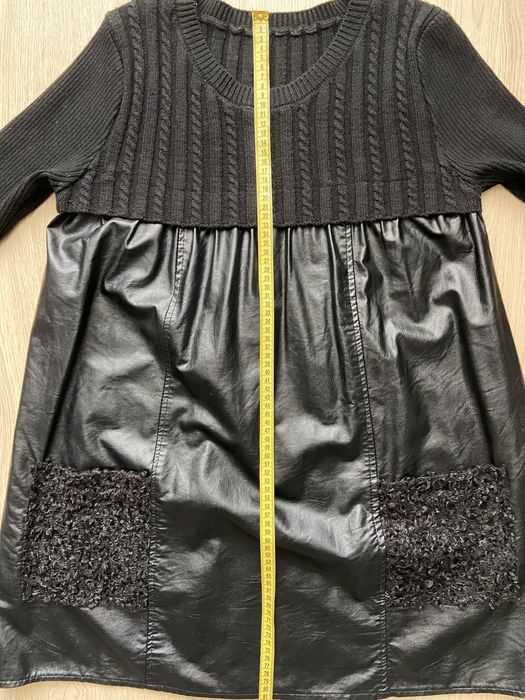 Сукня міні шкіряна