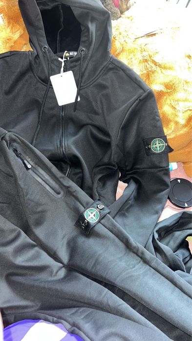 Męski dres bluza rozpinana z kapturem + spodnie XL