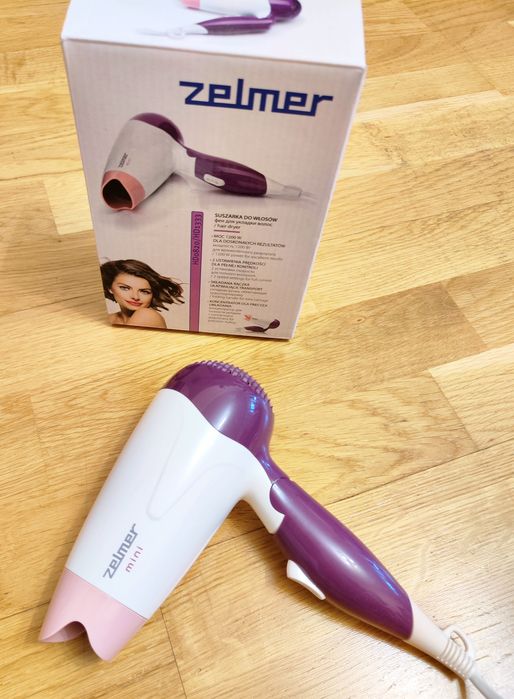 Компактний фен Zelmer Mini HD1333 (1200W) зі складною ручкою — Абсолютно НОВИЙ!