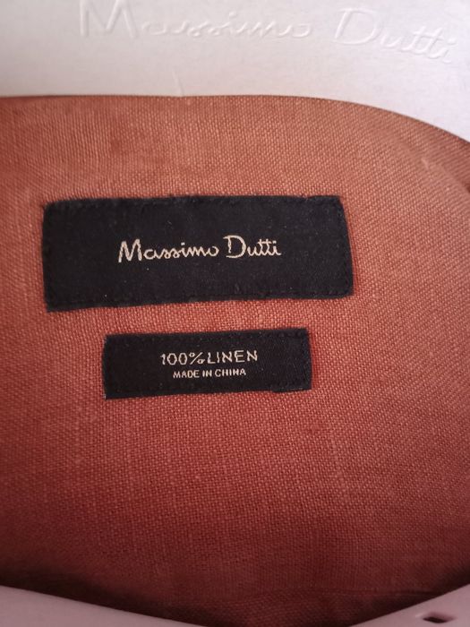 Koszula Lniana Massimo Dutti