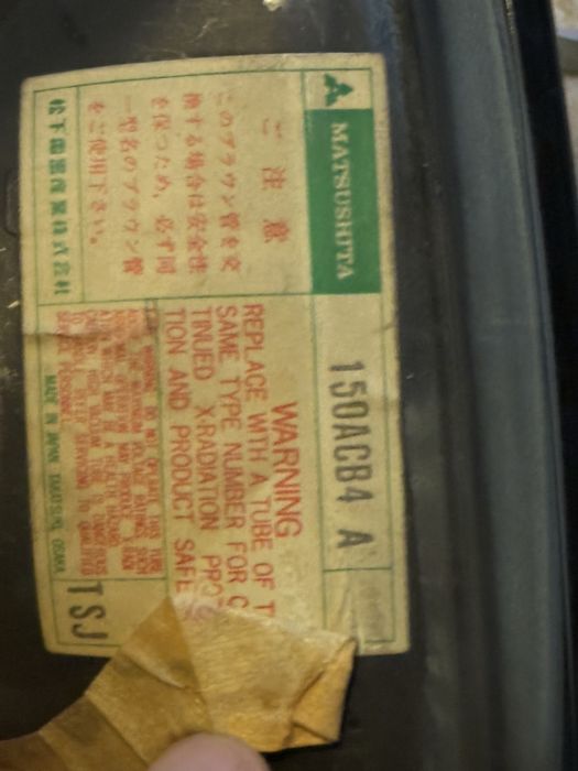 Cinescopio p/b a funcionar mas desmanchado Modular Monitor