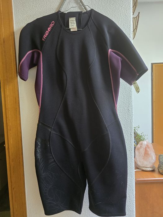 fato de neoprene curto (shorty) Feminino da Tribord