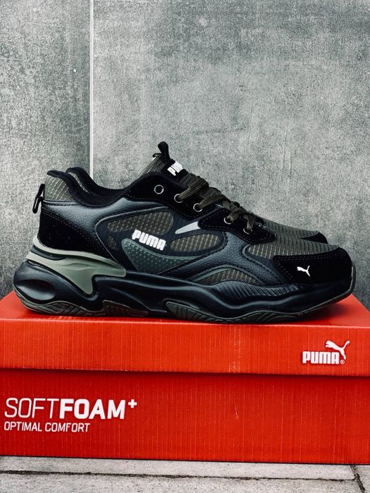 Puma Чоловічі тактичні кросівки puma WaterProf Gore-TEX• кросовки пума • шкіряні puma • кросовки пума хакі•і красовки Puma Кроссовки Пума Новинка 2026