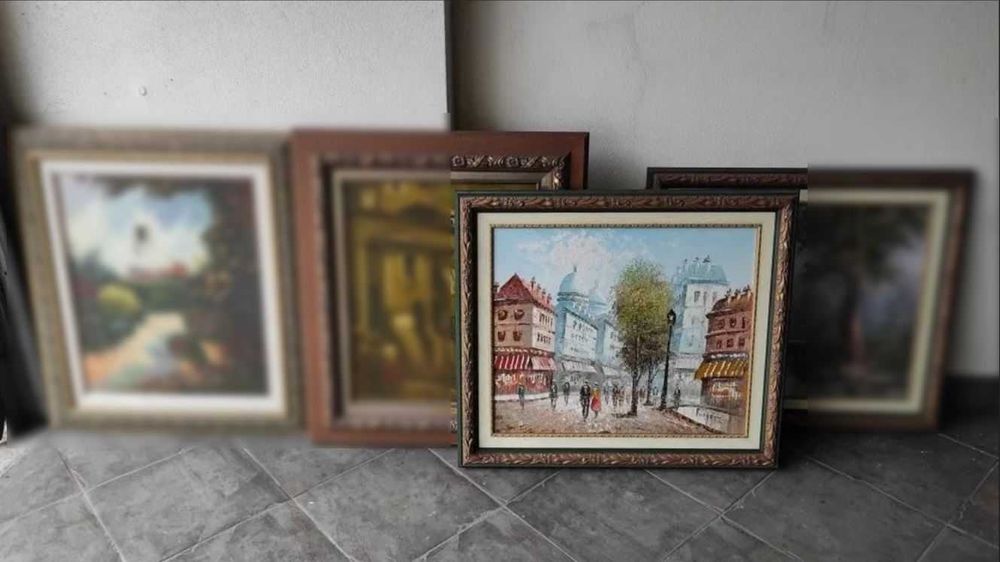 62 quadros antigos para despachar