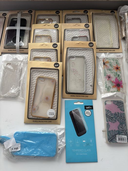 Zestaw etui plecki iPhone 5 34 sztuk