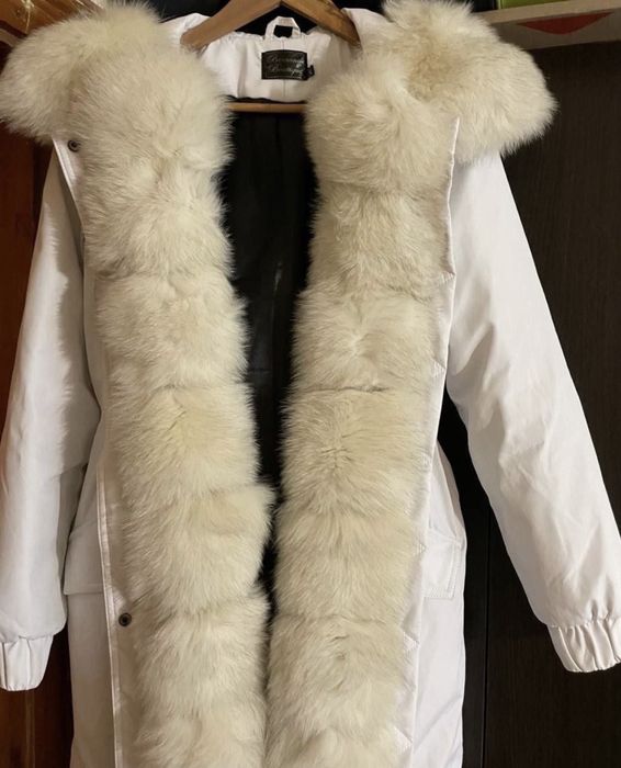 Парка з натуральним хутром