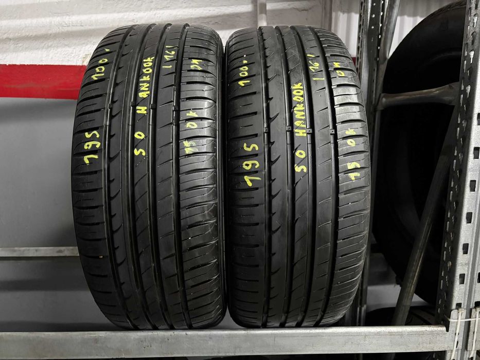 2X Opony Letnie 195/50R15 82V HANKOOK VENTUS PRIME 2 6.2MM Spr. Całe!