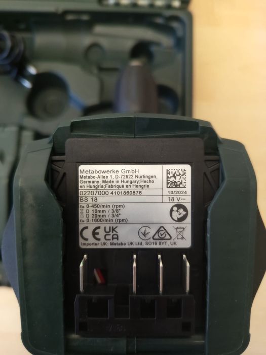 Wiertarko wkrętarka metabo BS18