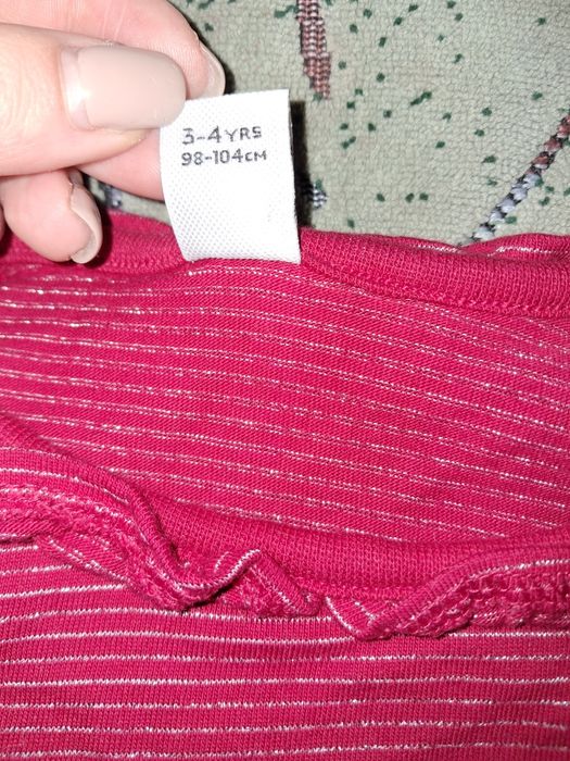 Лонгслів реглан для дівчинки