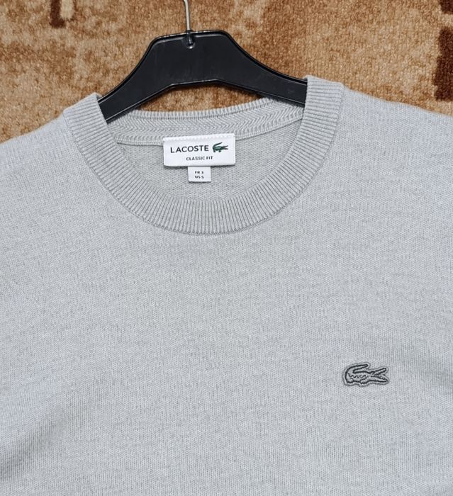 Светр чоловічий Lacoste оригінал котон кашемір