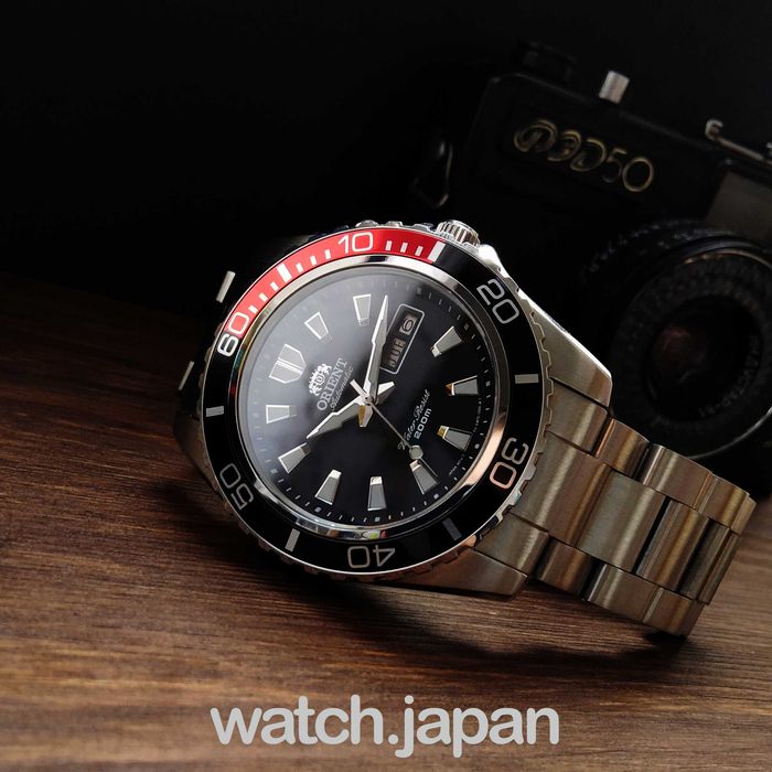 Часы - Годинник дайвер Orient Mako XL Black-Red + Коробочка