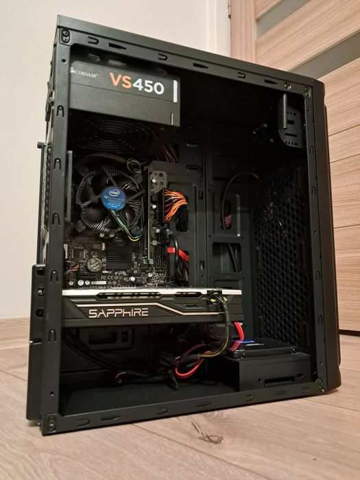 Komputer DO GIER RX 570 i3-9100F Nowy SSD 512GB