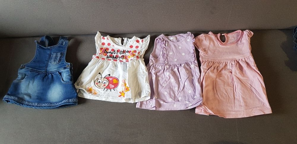 Paka ubranek wyprawka na lato rozm. 62 i 68