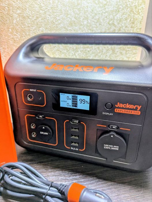 Зарядна станція Jackery Explorer 500 (518 Вт·год) — Ідеальний стан!