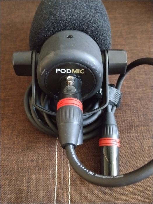 Mikrofon Rode PodMic (XLR) + Profesjonalny kabel Sound Engineering + Gąbka