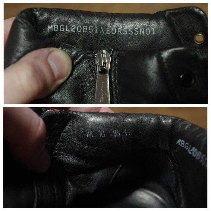 Черевики Santoni High Top Leather Premium Mid boots оригінал 45 розмір