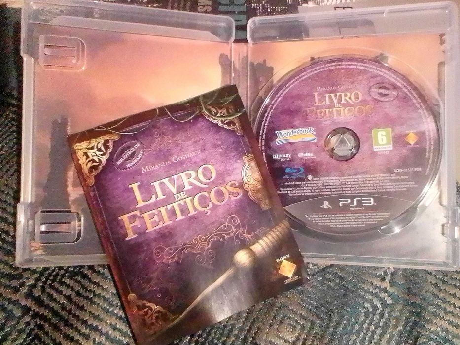 PS3 Interactivo - "Livro de Feitiços" de J.K. Rowling (Harry Potter)