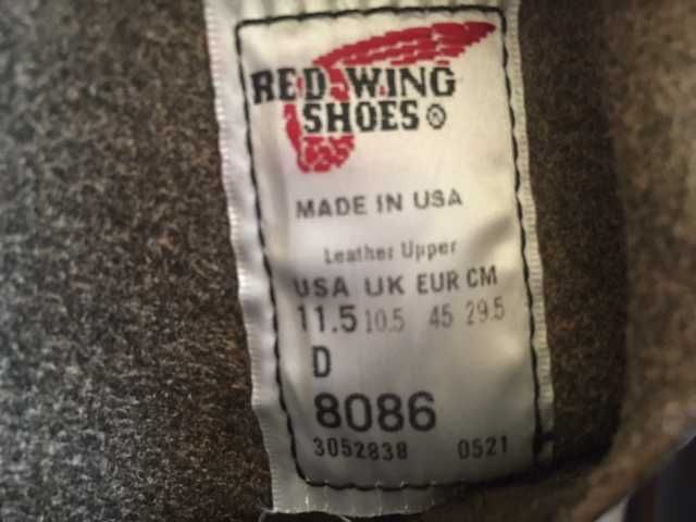 NOWE Red Wing Iron Ranger EUR45 UK10.5 US11