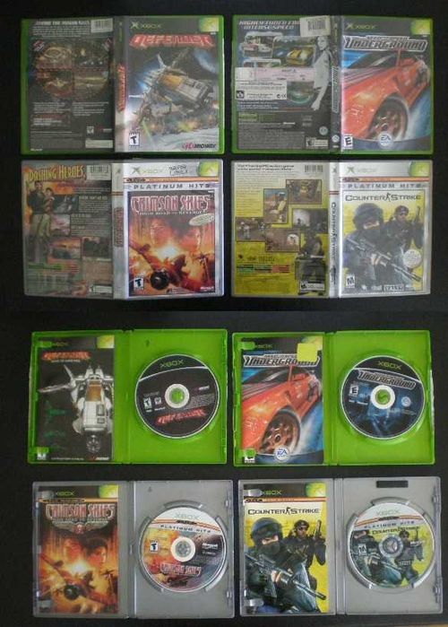10 jogos X-BOX NFS Defender CRIMSON SKIES Madden Fifa Counter Strike