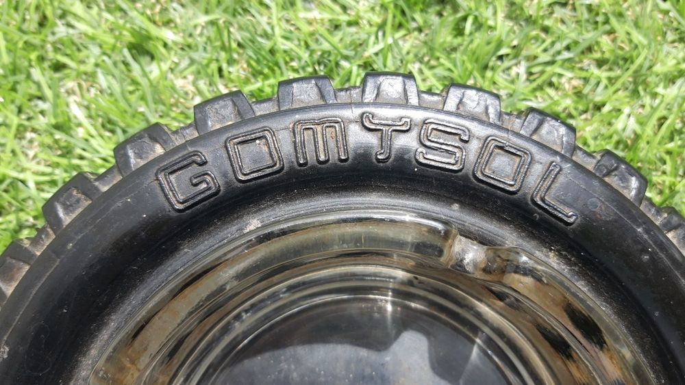 Cinzeiro roda borracha pneu mabor