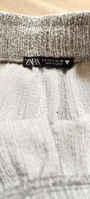 Zara szare spodnie S