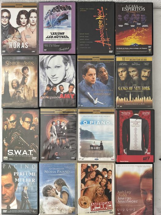 Vários DVDs de coleção rigorosamente novos!