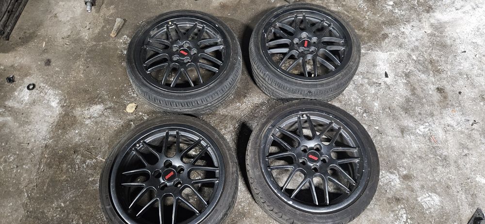 Felgi BBS 5x100  ZR 17 rx228 z oponami