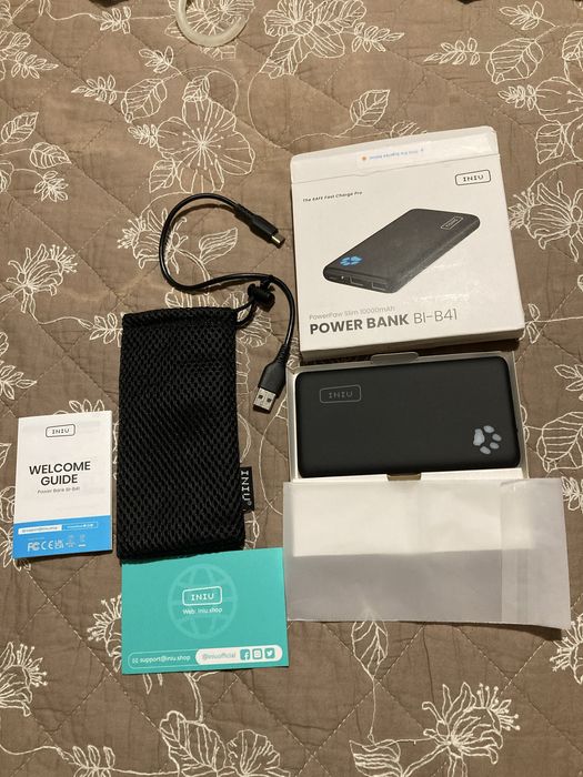 INIU Power Bank Bateria Portátil Nova