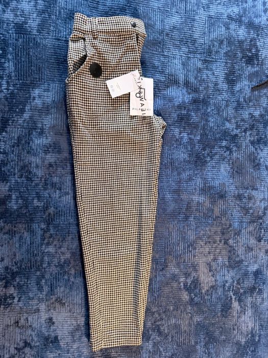 Meskie spodnie w pepitkę Pilawski rozmiar S