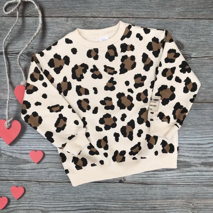 Світшот лео кофта светр реглан худі зара zara 122, 128