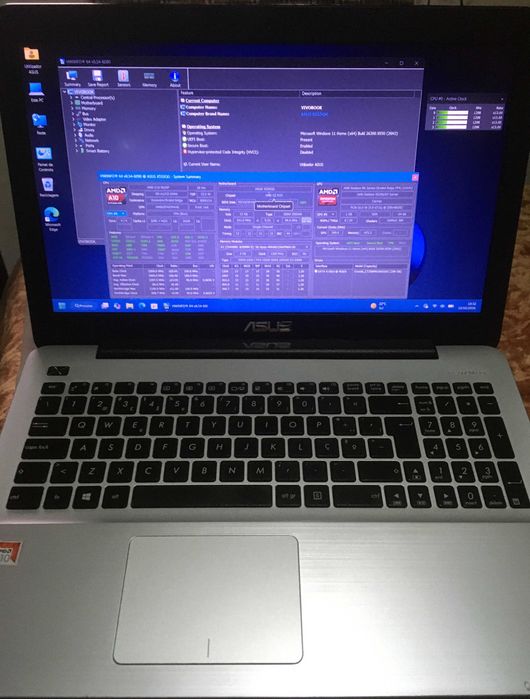 Portatil ASUS VivoBook K555QG - AMD A10 9620p 12Gb IGP+dGPU SSD W11 TPM2