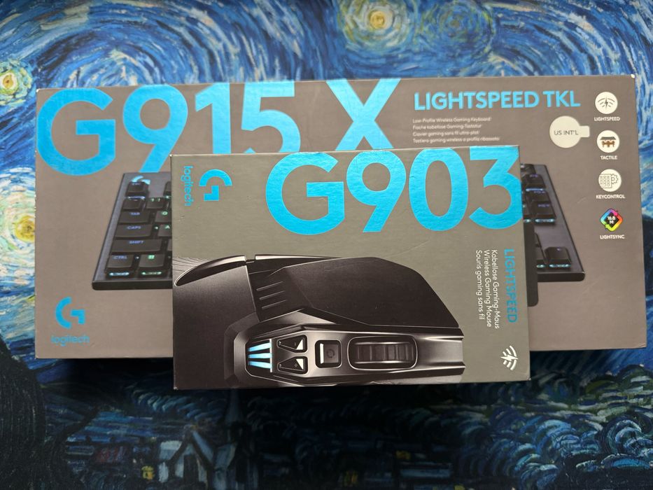ZESTAW PRO GAMERA: Logitech G915 X TKL + G903 | Stan bardzo dobry | BOX