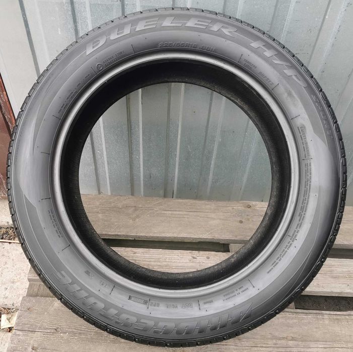 080) Opona - 225/55/18 - Bridgestone - 6mm - 1szt - Letnia