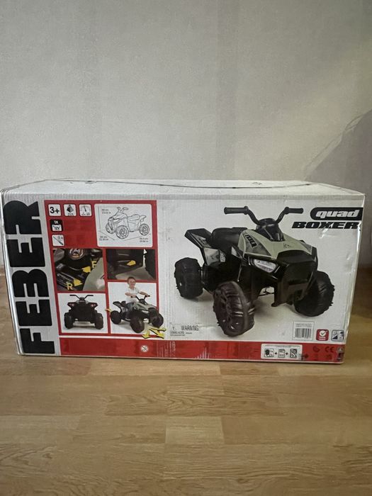 Детский Электрический Квадроцикл Feber Boxer 12V Новый в коробке!
