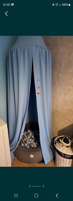 Basen z kulkami wraz z baldachimem